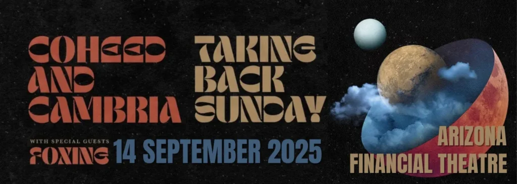 Coheed and Cambria & Taking Back Sunday at Arizona Financial Theatre